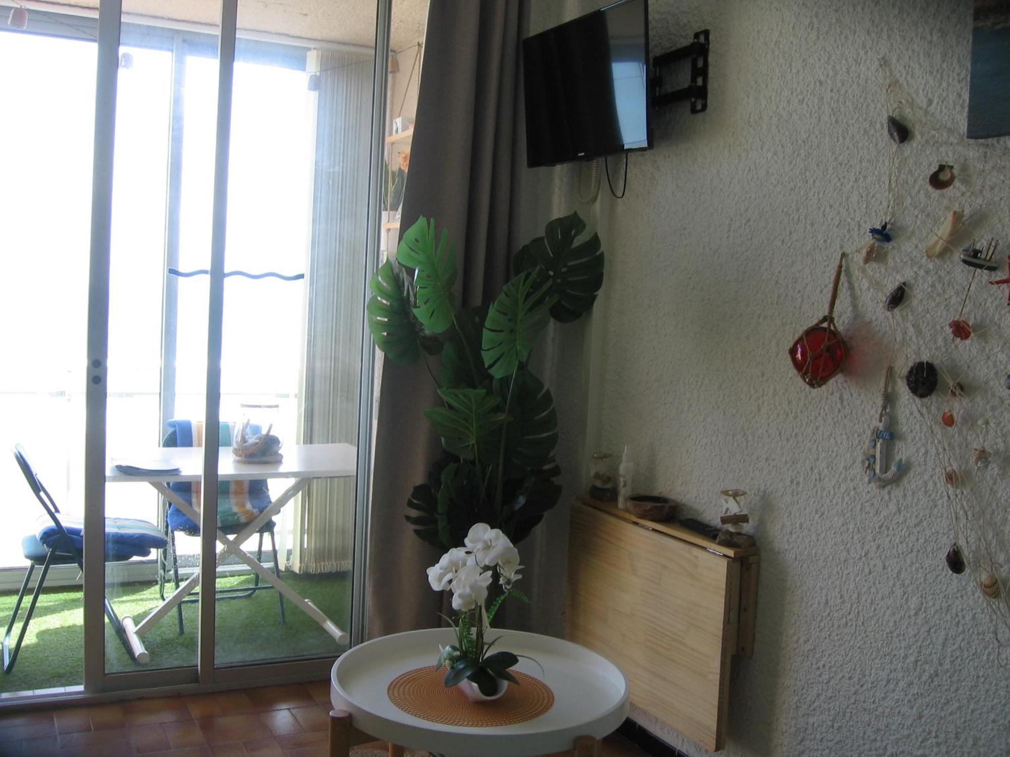 Studio Vue Sur La Mer Au 6Eme Et Dernier Etage Canet-en-Roussillon Eksteriør bilde