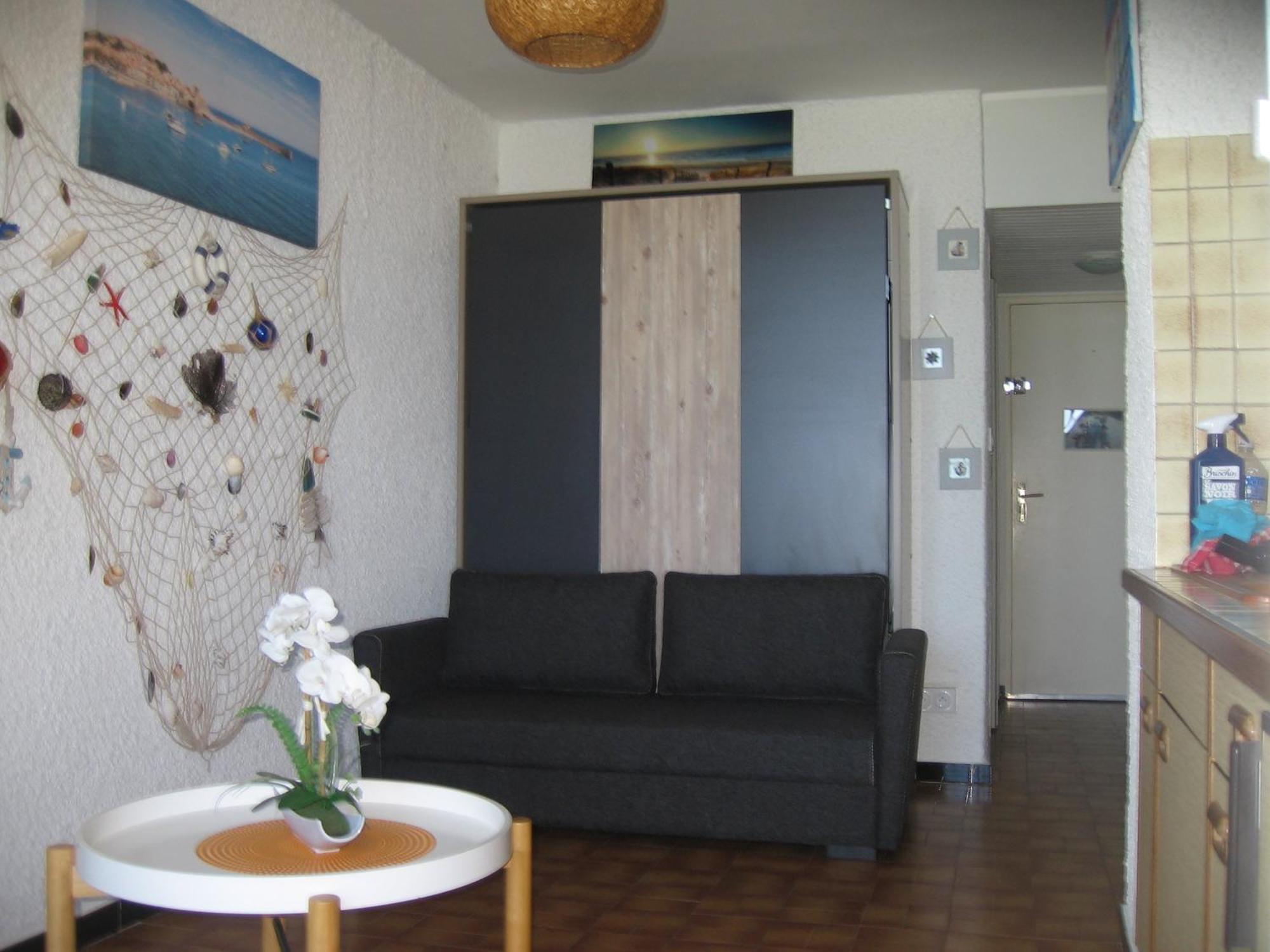 Studio Vue Sur La Mer Au 6Eme Et Dernier Etage Canet-en-Roussillon Eksteriør bilde